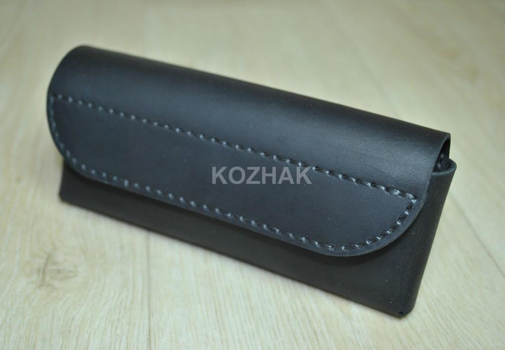 Футляр ручної роботи для окулярів з натуральної шкіри