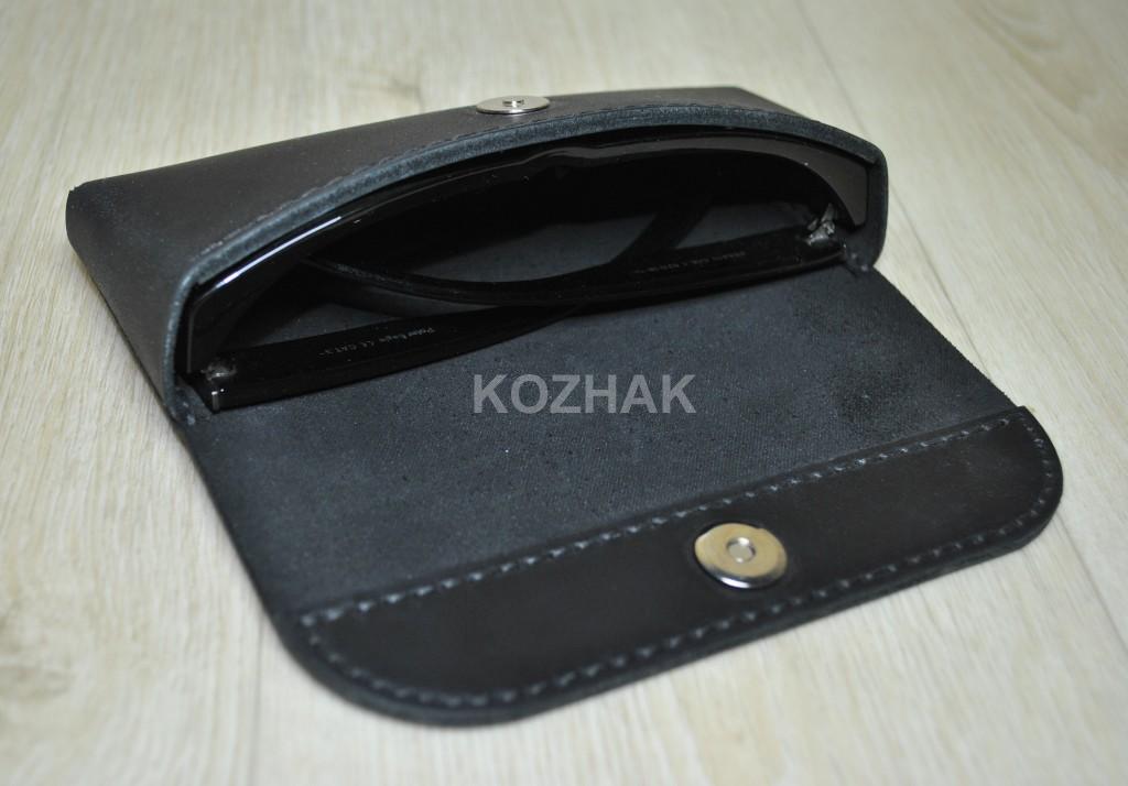 Футляр ручної роботи для окулярів з натуральної шкіри