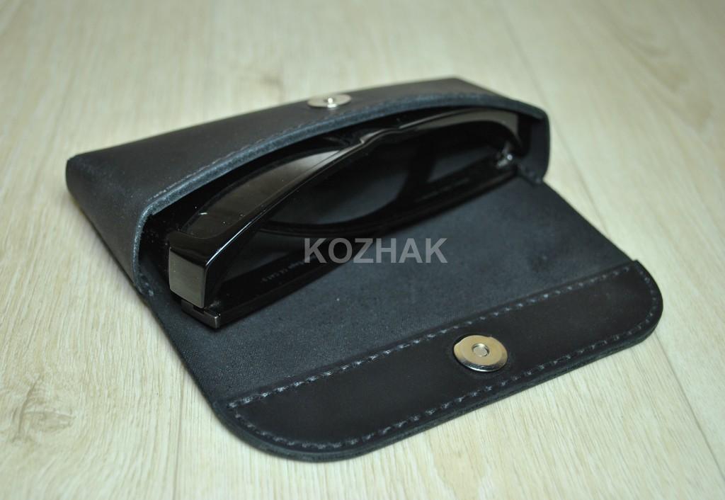 Футляр ручної роботи для окулярів з натуральної шкіри