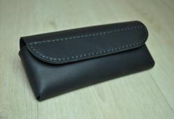 Футляр ручної роботи для окулярів з натуральної шкіри